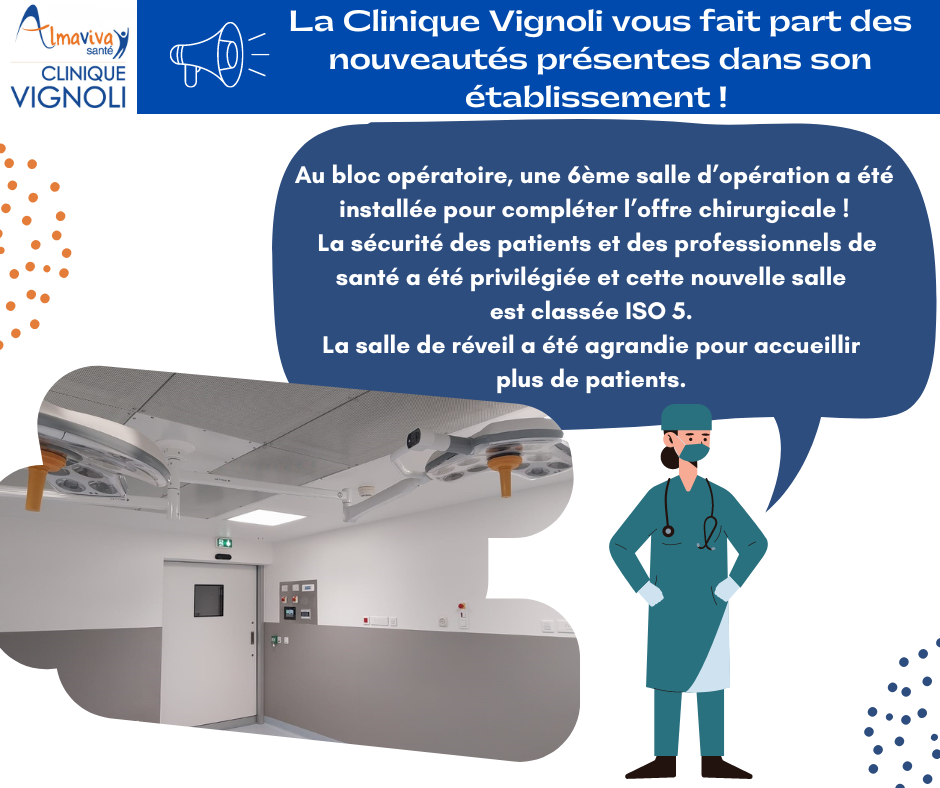 Nouveautés au bloc opératoire !
