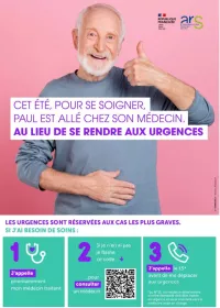 Besoin de soins cet été ? Je consulte d’abord un médecin : les urgences sont réservées aux cas les plus graves